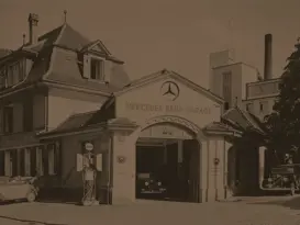La nostra storia Merbag Mercedes Benz Garage Geschichte