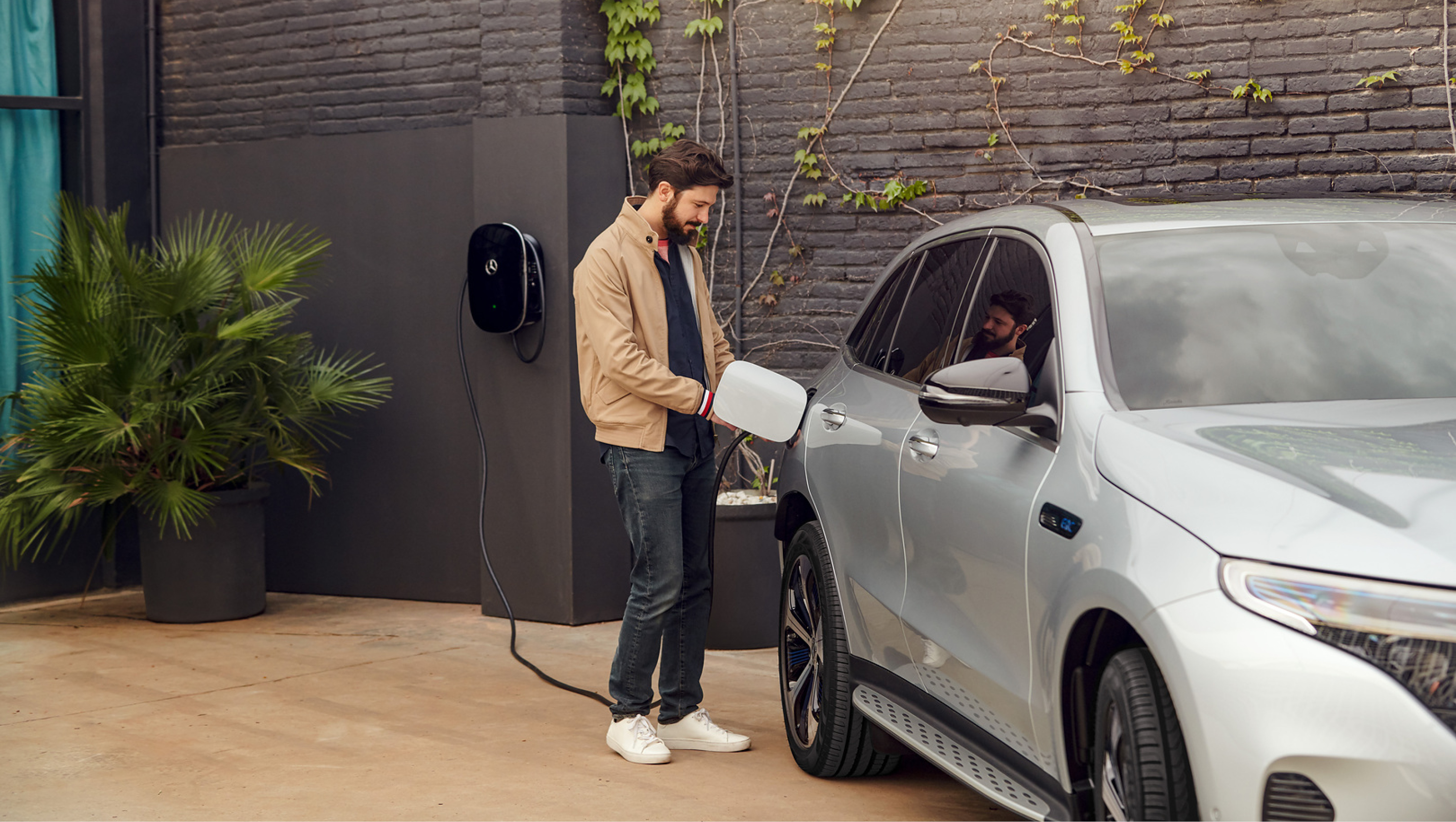 Mercedes Eq Laden Zuhause