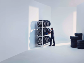Tyre Resort Banner Stoccaggio Gomme